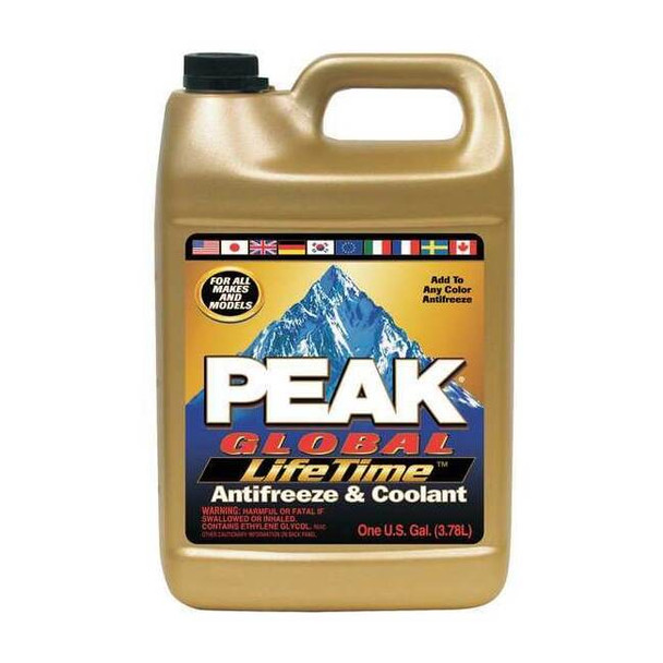 Peak Antifreeze Coolant,1 gal.,RTU PXA0B3