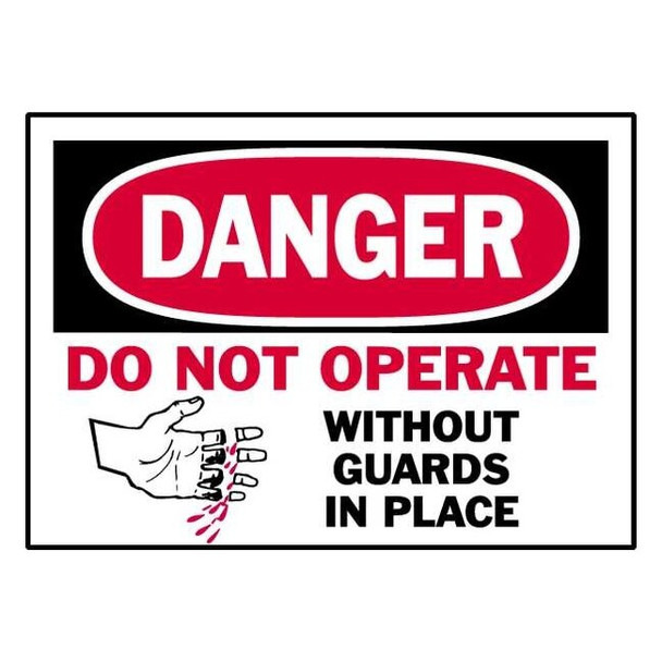 Brady Equipment Label,5 In. W,PK5, 86215 86215