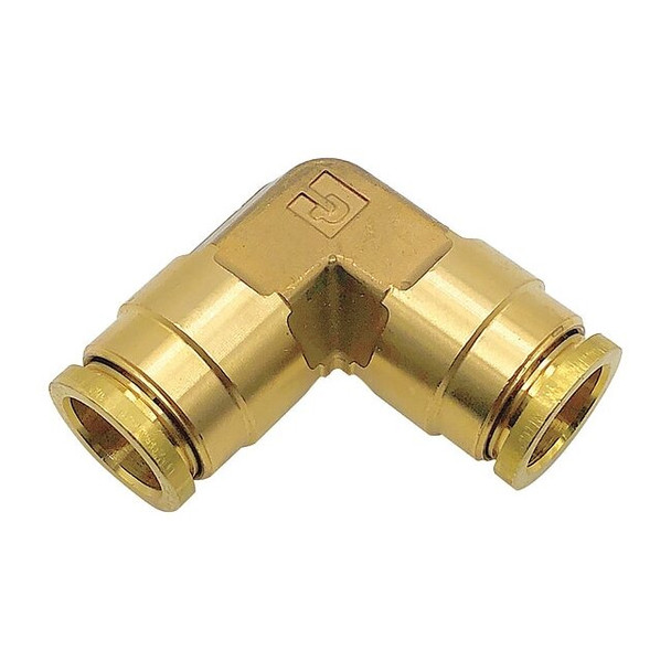 Parker Elbow,Brass,Push-Fit3/8",Push-Fit3/8" 165PTC-6