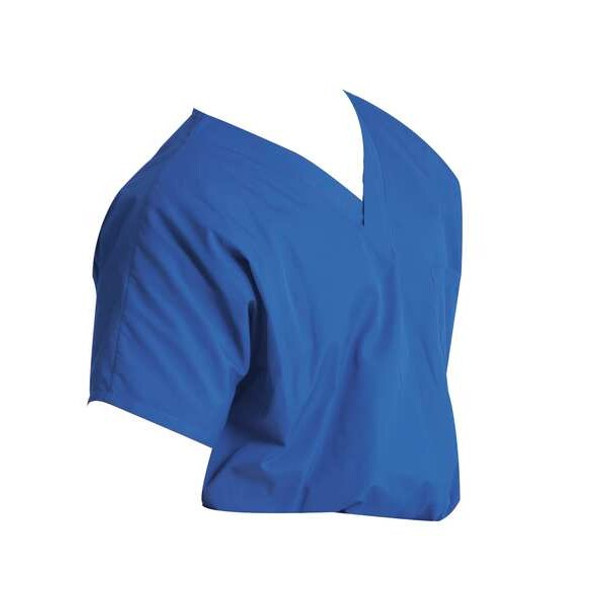 Scrub Zone Scrub Shirt,L,Royal Blue,Unisex 71221