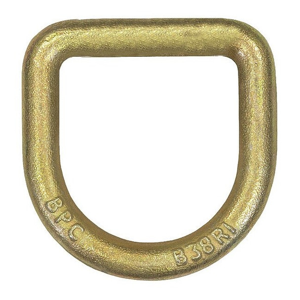 Buyers Products 1/2 Inch Forged Yellow Zinc Plated D-Ring Only B38RZY