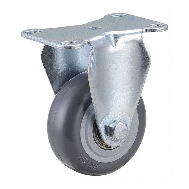 Manufacturer Varies Plate Caster,250 lb. Load Rating,Rigid 400K78