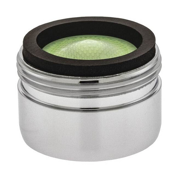 Neoperl 0.5 gpm Outlet, 13/16 in - 27 Thread Size, Chrome, Brass 5510005