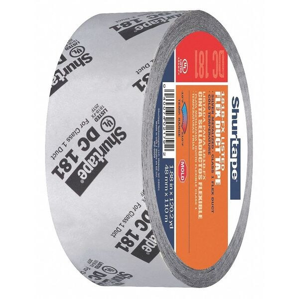 Shurtape DuctTape,Silver,120-1/4ydL,1-7/8inW 164686