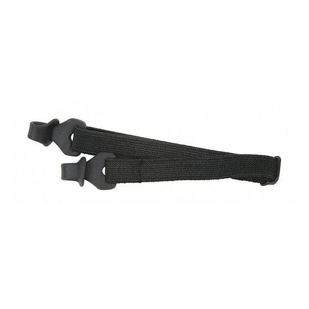 Eyeglass Elastic Strap Black, Black, 4 in Length, Rubber, Loop Attachment