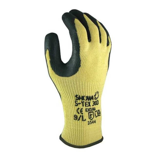 Cut Resistant Coated Gloves, Cut Level A8 ,Dipped ,Latex ,Smooth ,M 1 PR