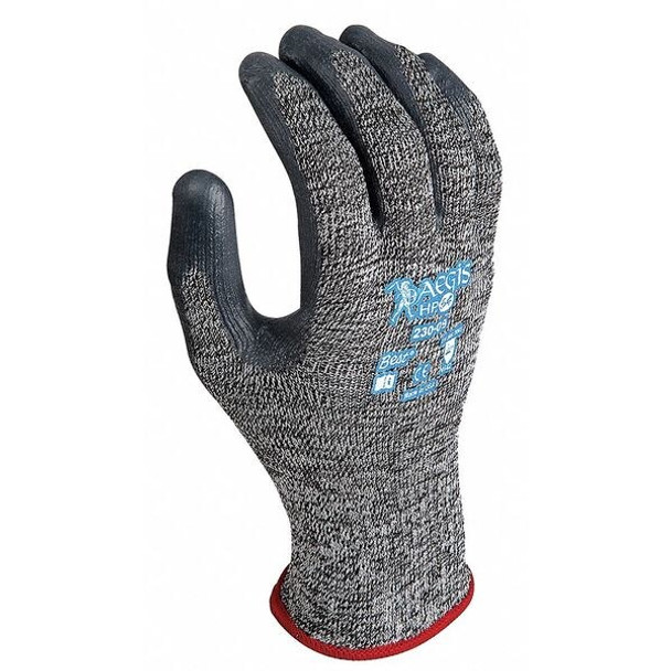 Cut-Resistant Coated Gloves, Cut Level A4 ,Nitrile ,Textured ,L 1 PR