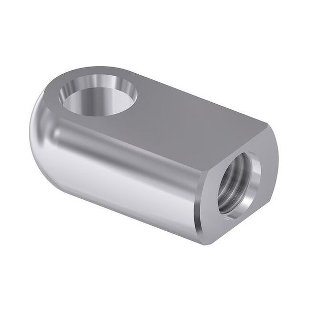 Bansbach Easylift Hinge Eye End Fitting,Aluminum,25.1 mm H 96155
