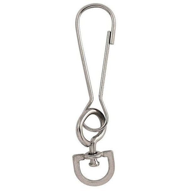 Lucky Line Economy Spring Snap,L 2 3/8 In,PK10 4FCW5