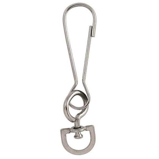 Lucky Line Economy Spring Snap,L 2 3/8 In,PK10 4FCW5