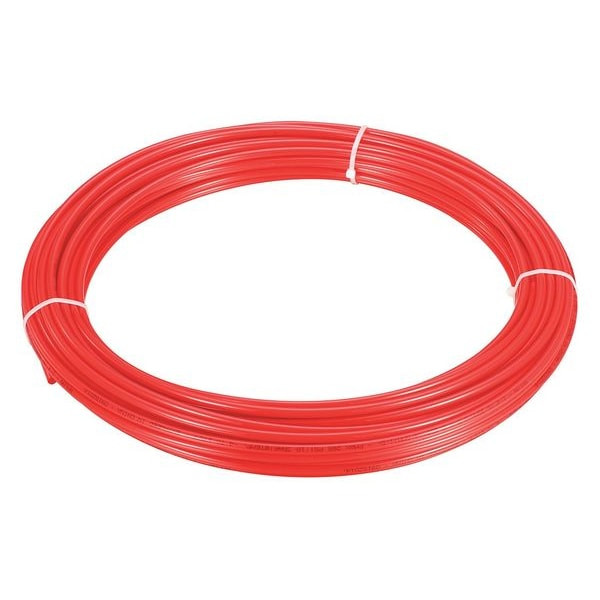 Manufacturer Varies Tubing,1/4" OD,Nylon,Red,50 Ft 2VDU3