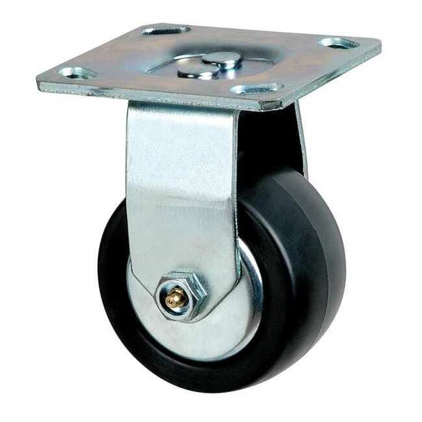 Manufacturer Varies Rigd Plat Castr,Polyolefin,4 in.,600 lb. 4HXL3