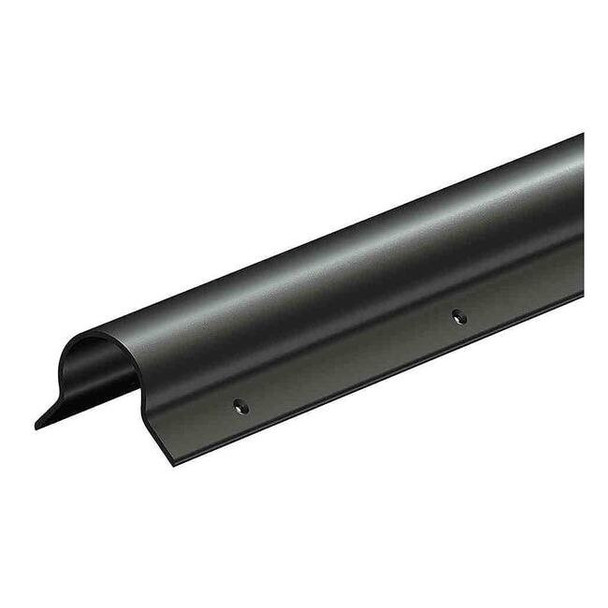 Manufacturer Varies Corner Guard, Black, Smooth, PVC, 4 ft H 6YDC5