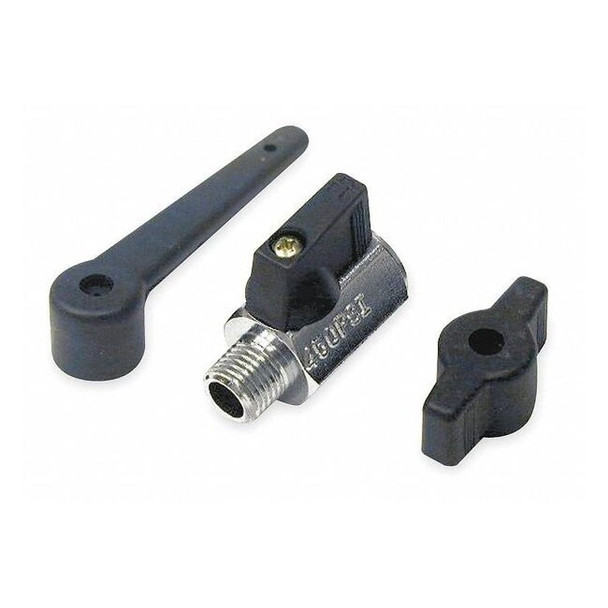 Manufacturer Varies 1/8" FNPT x MNPT Brass Mini Ball Valve Inline 1PZB2