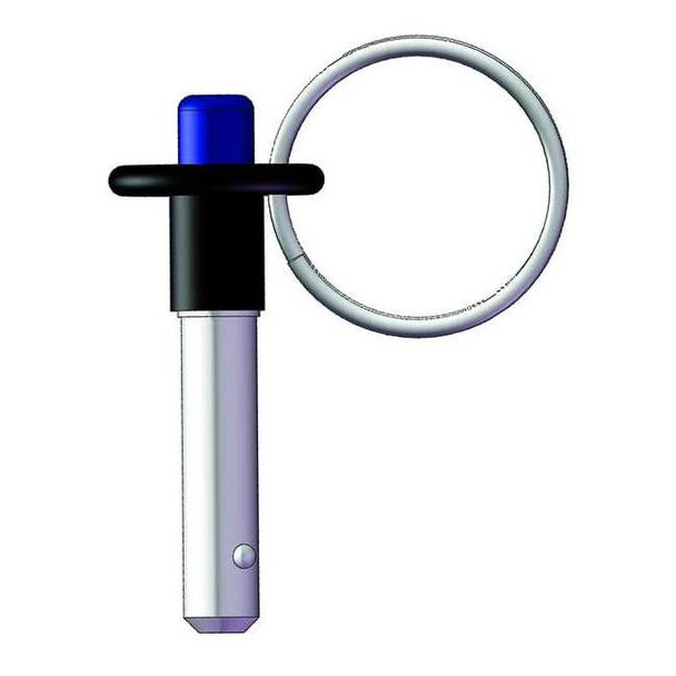 Innovative Components Button Handle Lock Pin w/Ring,1,5/16,SS GL5X1000B----X0