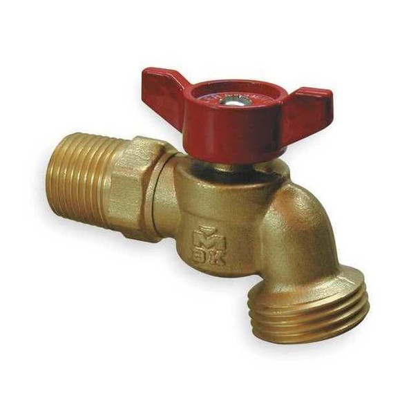 Manufacturer Varies Hose Bibb,Quarter Turn,Standard,1/2 In M 103-053HN