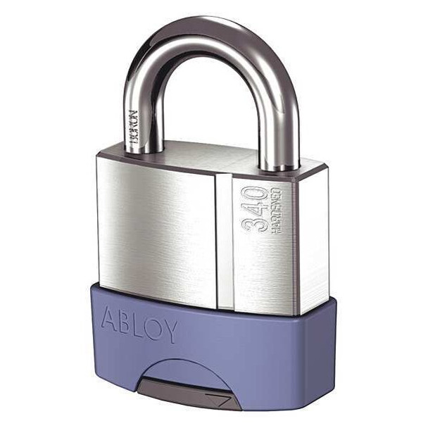 Abloy Padlock Guard,2 1/4 in,Plastic,Gray 7805649