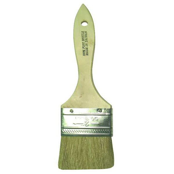 2" Chip Soft, China Hair Bristle, Paint Brush, Unfinished Wood Handle, 24 PK