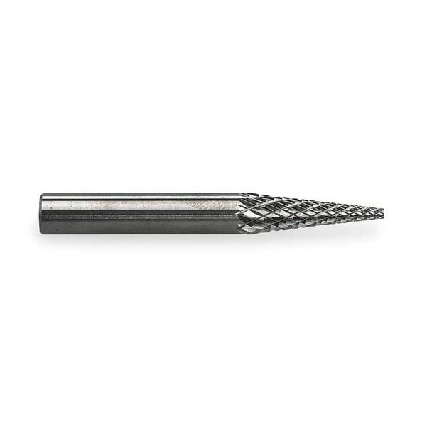 Widia Carbide Bur,Pointed Cone,1/4,dbl Cut M41491