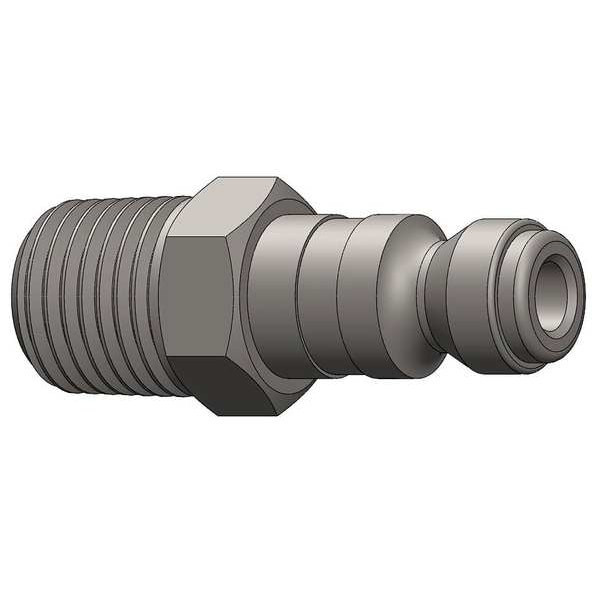 Dixon Male to Automotive Plug,(M)NPT,3/8,Steel J3M2