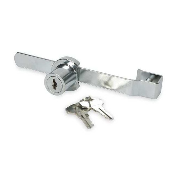 Manufacturer Varies Sliding Showcase Lock,Chrome,Keyed Diff 1RBK4