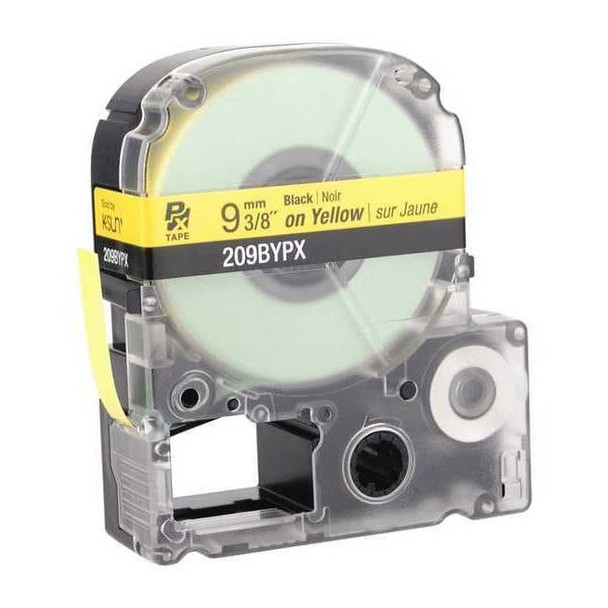 Epson Label Cartridge, Black on Yellow, Labels/Roll: Continuous 45WA16