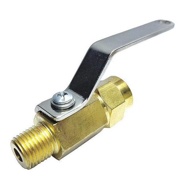 Manufacturer Varies 1/8" FNPT x MNPT Brass Ball Valve Inline 1WML3