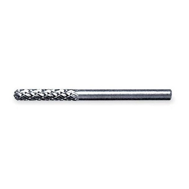 Widia Carbide Bur,Cylindrical Ball,1/4,dbl Cut M41292