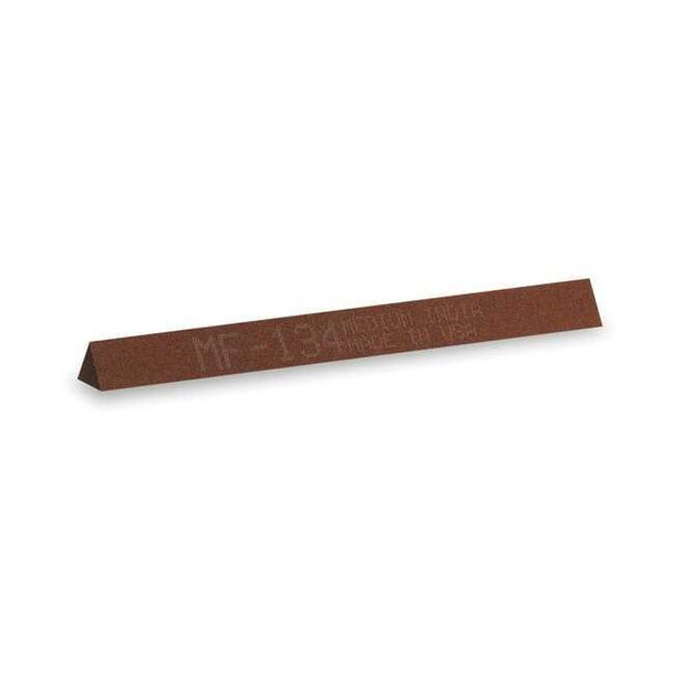Norton Abrasives Sharpening File,Tri,A/O,Orange/Brn,Med 61463686250