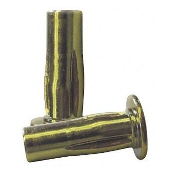 Rivet Nut, M6-1.00 Thread Size, 160.38 mm Flange Dia., 25.4 mm L, Steel, 10 PK