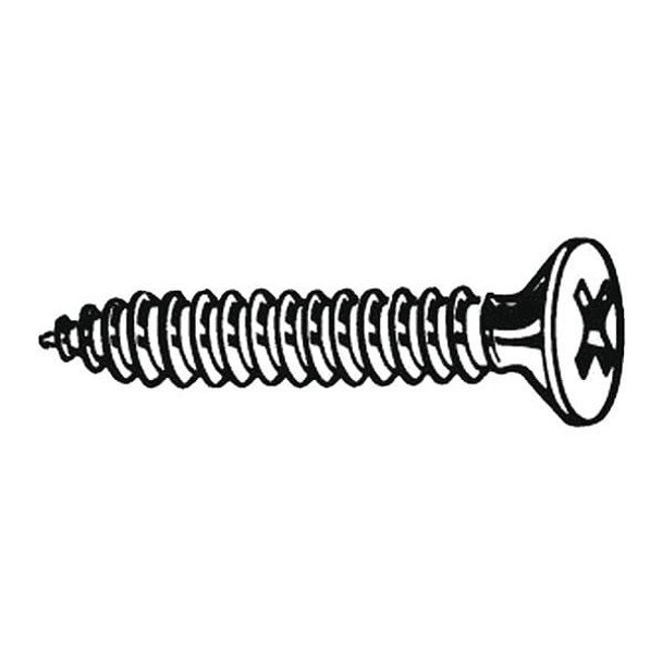 Manufacturer Varies ShtMtlScrw,Scrw Sz #6,18-8SS,1/2"L,PK100 U51680.013.0050