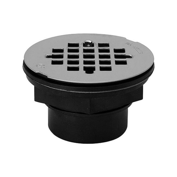 Manufacturer Varies Shower Drain,Solvent Weld,ABS,SS Grid 133-107