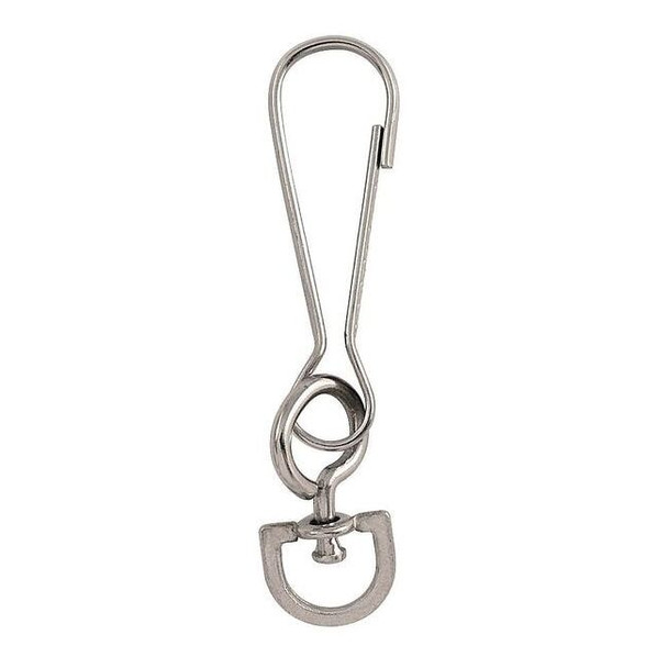 Lucky Line Snap Hook, Steel, 3/8 in Eye Dia,PK10 4FCW7