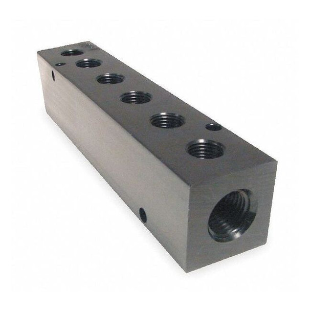Pneumadyne Pipe Manifold Fitting, Aluminum, 3/8 in M20-250-6
