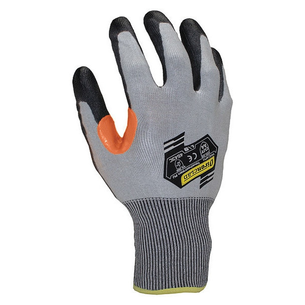 Cut-Resistant Coated Gloves, Cut Level A4 ,Dipped ,Polyurethane ,Smooth ,XL 1 PR