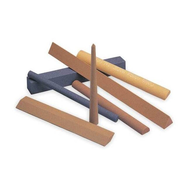 Norton Abrasives Sharpening File,Tri,A/O,Orange/Brn,Fine 61463686230