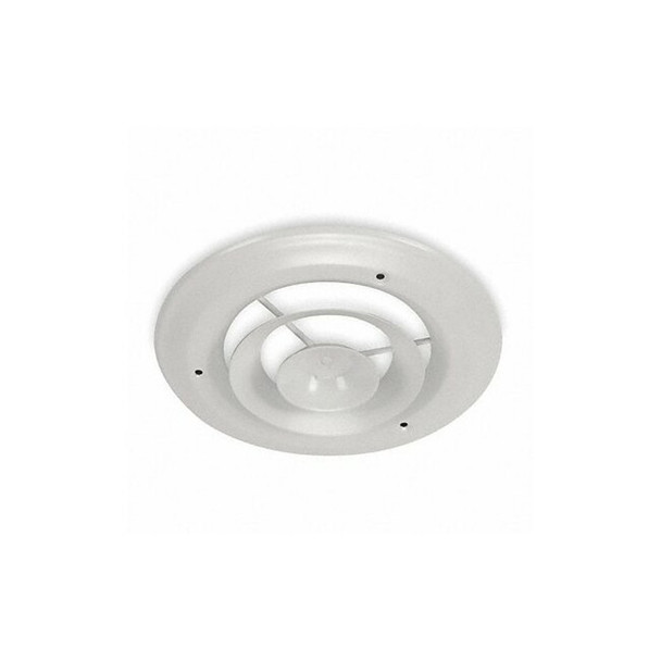 Manufacturer Varies Ceiling Diffuser,Round,Duct Size 6",Wht 4JRK8