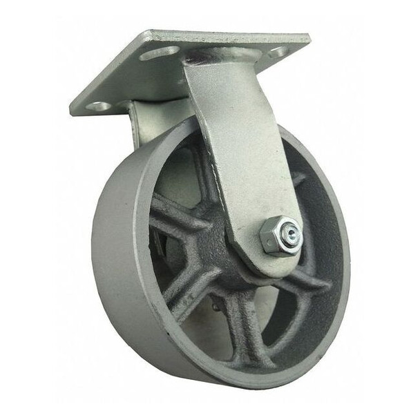 Manufacturer Varies Rigid Plate Caster,Csst Irn,6 in,1200 lb 1NWL5