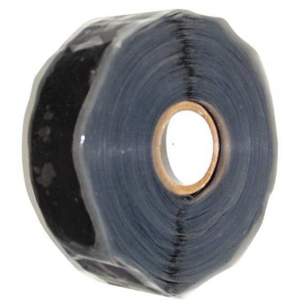 Er Tape RepairTape,Silicone,Black,12ydL,1inW GL20B67000