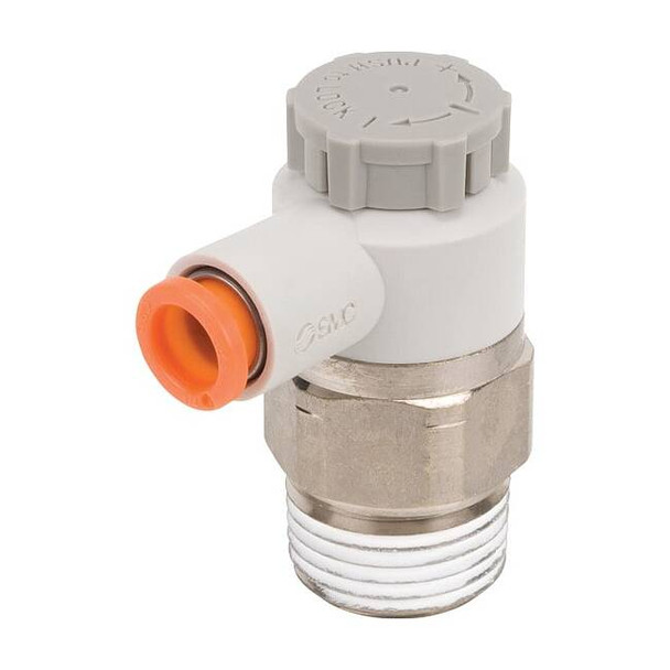 Smc Speed Control Valve,3/8in NPT,Meter Out AS3201F-N03-07S