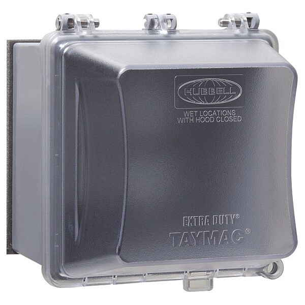 Taymac 2 -Gang Vertical Weatherproof Cover, ,Polycarbonate MM7420C