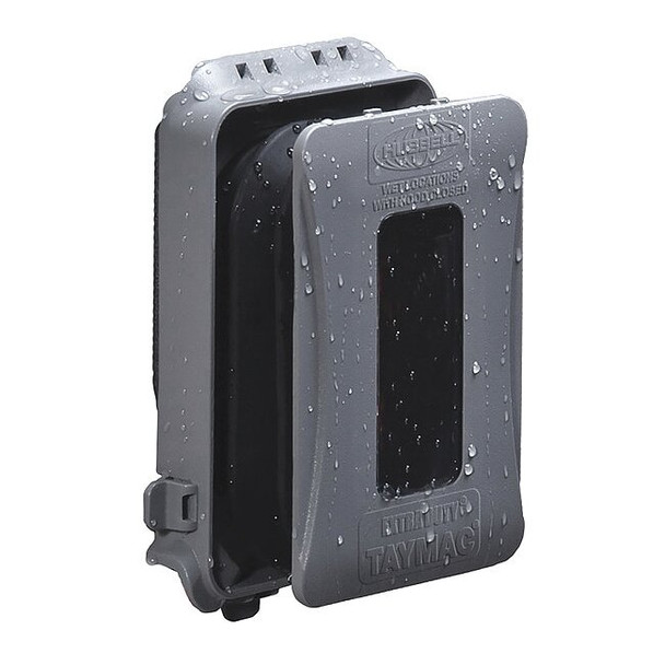 Taymac 1 -Gang Horizontal or Vertical Weatherproof Cover, ,Polycarbonate ML500G