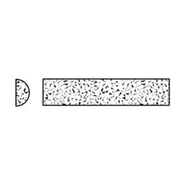 Norton Abrasives Sharping File,Half Rd,A/O,Org/Brn 61463686380
