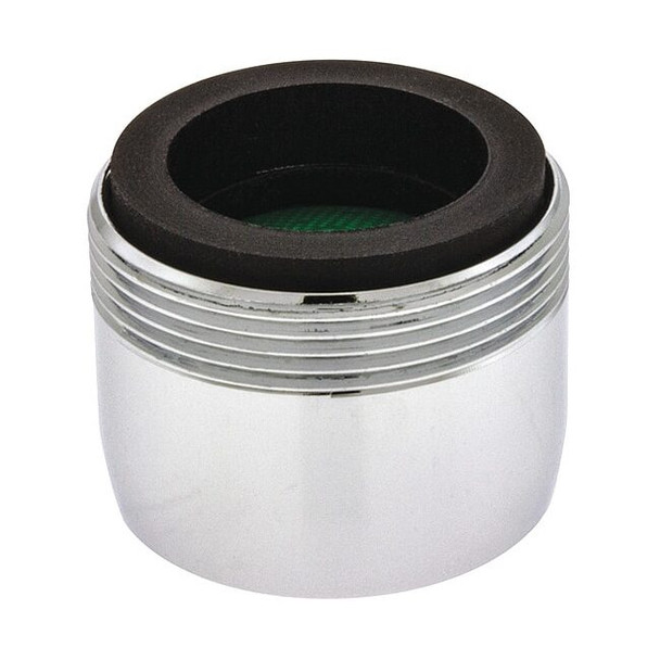 1.5 gpm Outlet, 15/16 in - 27, 55/64 in - 27 Thread Size, Chrome, Brass