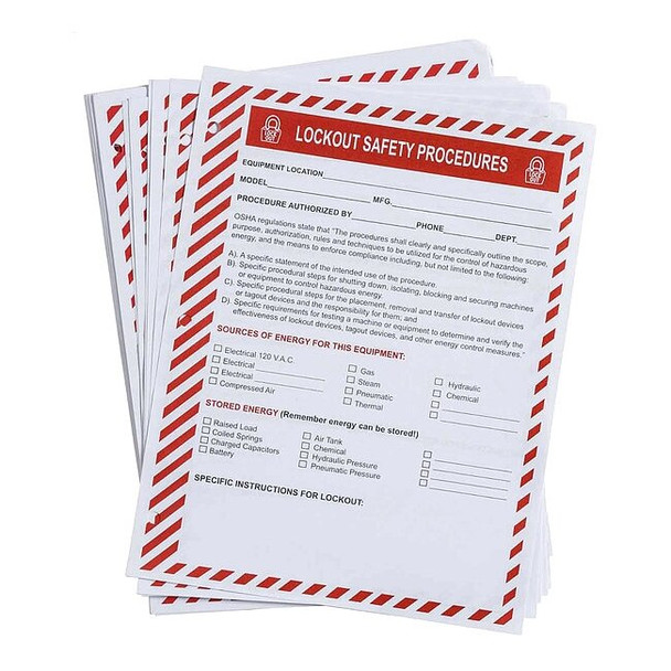 Brady Reference Material, SecurityTraining, Form, PK25 LOSF5