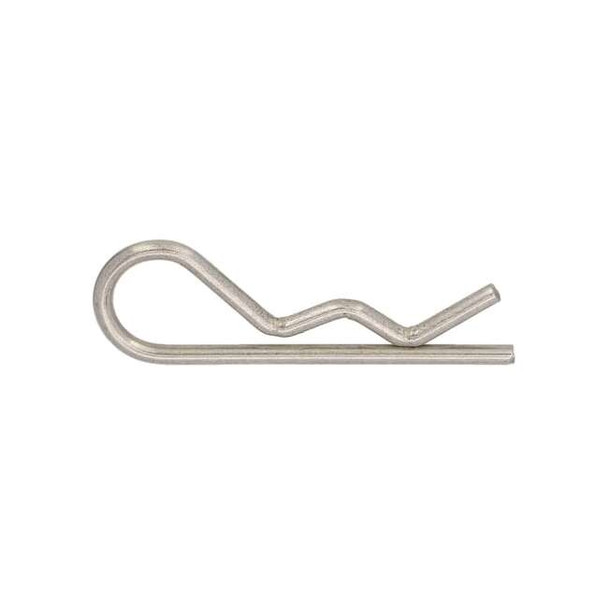 Bridge Cotter Pin, 1/8 in Dia, 2-9/16 in L, Stainless Steel, 25 PK