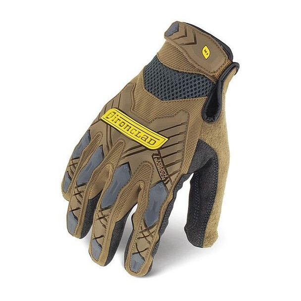 Ironclad Performance Wear Impact Resistant Gloves,Sz 2XL,Brown,PR IEX-PIG-06-XXL