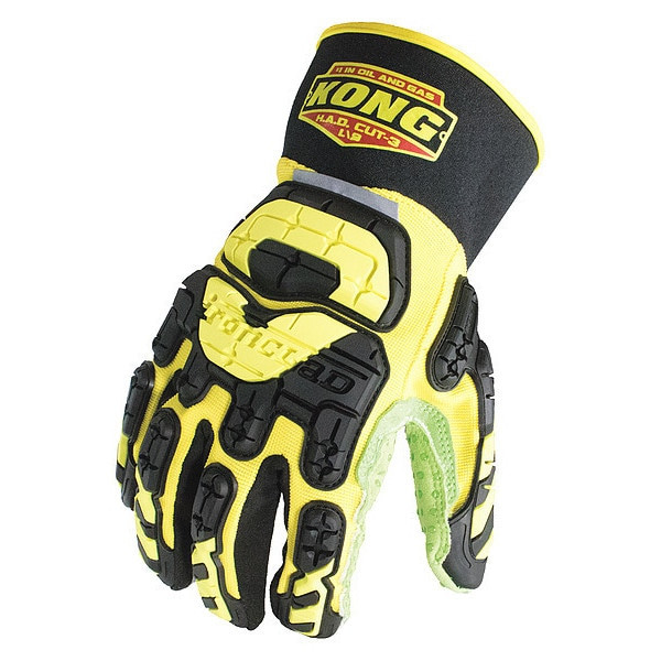 Ironclad Performance Wear Impact Resistant Gloves,Sz L,Ylw/Grn,PR SDX2-HAD-04-L
