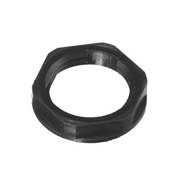 Hubbell Wiring Device-Kellems Cord Connector Locknut,Nylon,3/4 In 31622007L