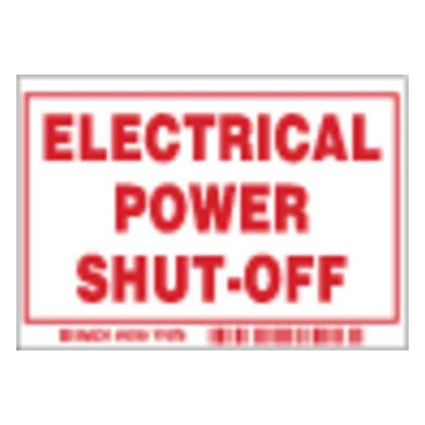 Brady Machine/Equipment Label,English,PK5, 86199 86199